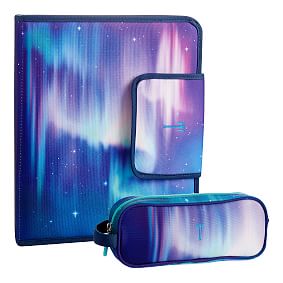 Gear-Up Aurora  Homework Folder &amp; Pencil Case Bundle, Set of 2