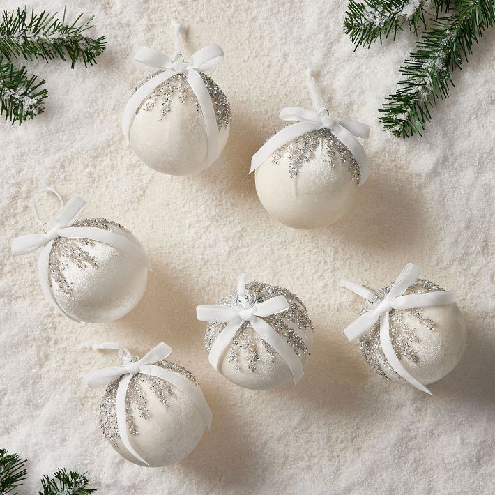 First Christmas Pottery Barn Photo Ornament LoveShackFancy Round