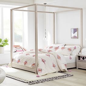 Asher Tassel Wool Rug - Fig