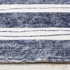 Striped Washable Rug, 4x6