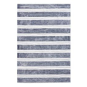 Striped Washable Rug, 4x6