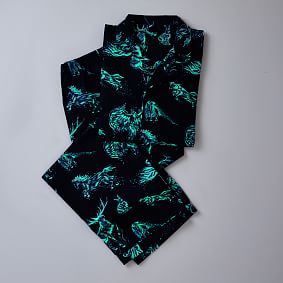 Harry Potter™ Patronus Glow-in-the-Dark Flannel Pajama Set