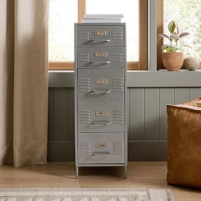 Open Box: Industrial Storage Tower (15" x 37") - Gunmetal