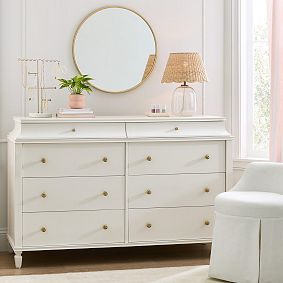 Charlotte 6-Drawer Dresser (56.5w x 19.25d&quot;)