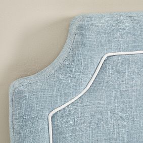 No Nails Auburn Piped Wall Mounted Headboard