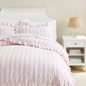 Cabana Stripe Ruffle Duvet Cover