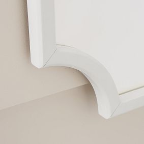 Scallop Preppy Over-The-Door Mirror (18&quot;x48&quot;)