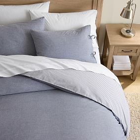 Chambray Organic Duvet Cover