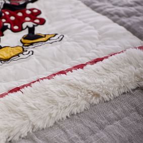 Disney Mickey Mouse Holiday Reversible Patchwork Quilt