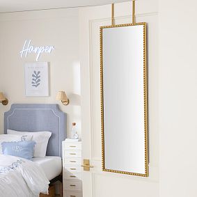 Microbead Over-The-Door Mirror (18&quot;x48&quot;)