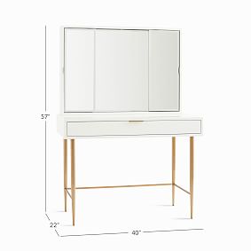 Jennings Small Space Vanity Desk