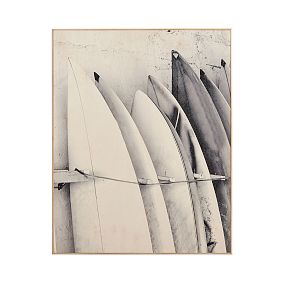 Surfboards Wood Wall Art