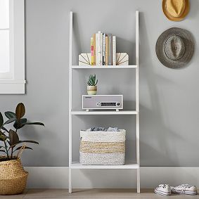Leaning Storage Shelves