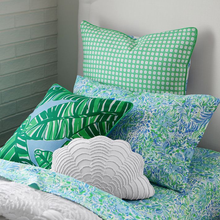 Lilly Pulitzer Shell Pillow – Beachy Accent Pottery Barn Teen