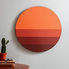 Tinted Sunset Wall Mirror