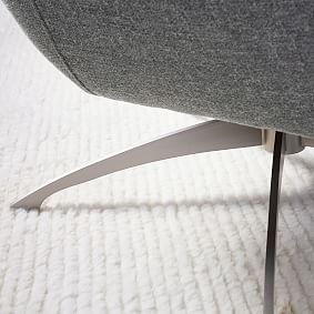 Tweed Charcoal Lennon Lounge Chair