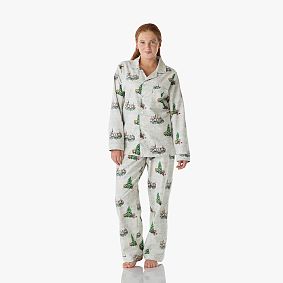 Harry Potter&#8482; Hogwarts&#8482; Christmas Organic Flannel Pajama Set