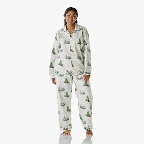 Harry Potter&#8482; Hogwarts&#8482; Christmas Organic Flannel Pajama Set