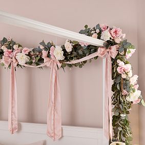 LoveShackFancy Satin Bow Garland (90&quot;)