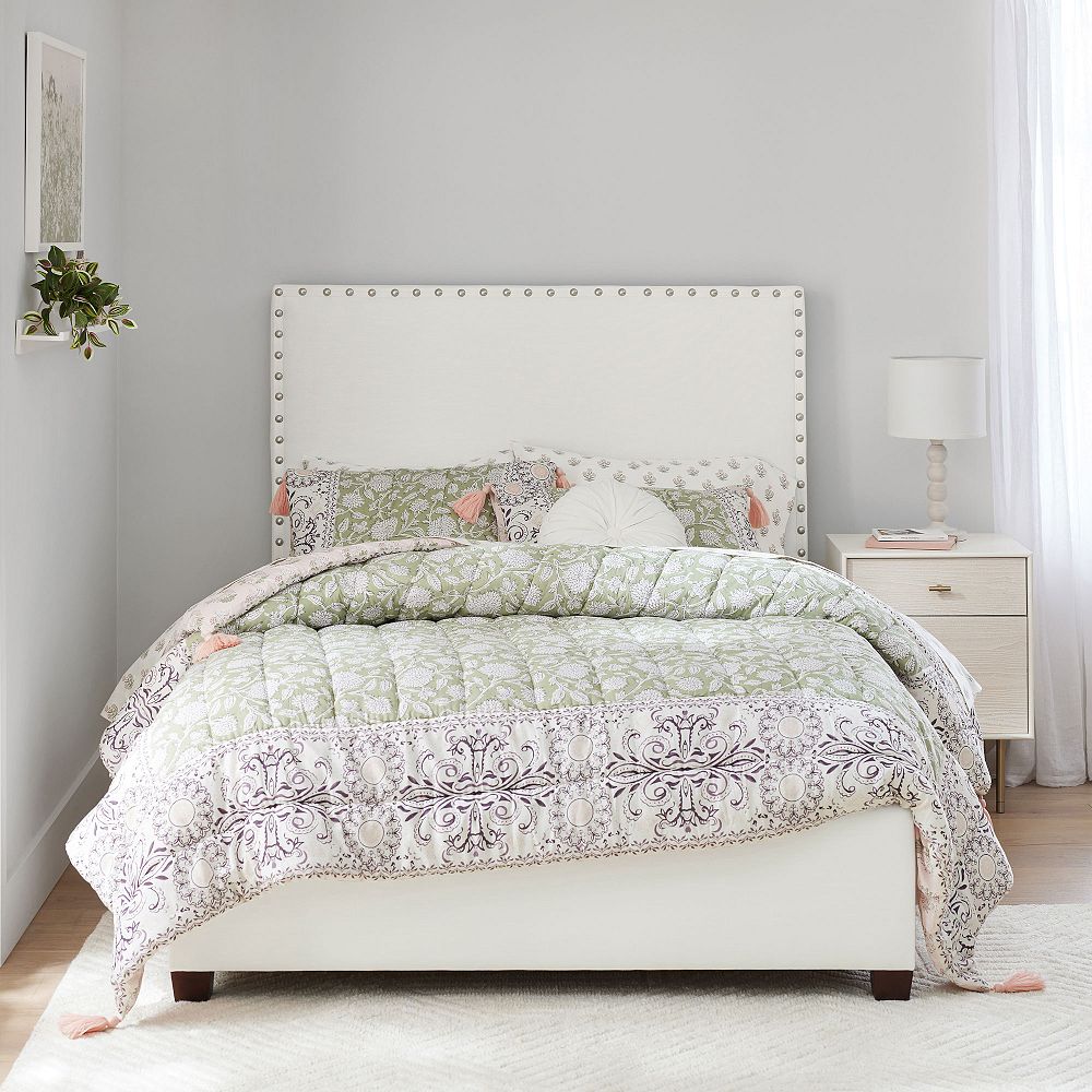 Raleigh Upholstered Square Bed