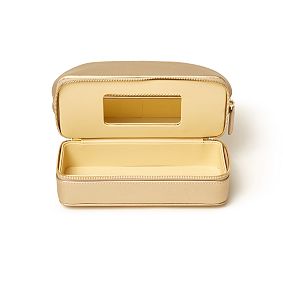 Abby Travel Cosmetic Case with Mirror