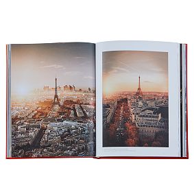Leather Paris Coffee Table Book