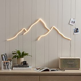 Mountain Neon LED Wall Light