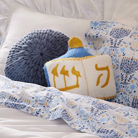 Rifle Paper Co. Hanukkah Dreidel Pillow