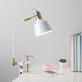 Taylor Clamp On Task Lamp with USB