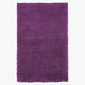 Ultra Plush Rug, Dark Plum