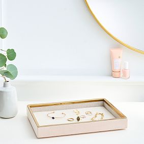 Velvet Blush Stacking Jewelry Box