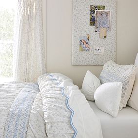 LoveShackFancy Eyelet Oversized Bow Pillow