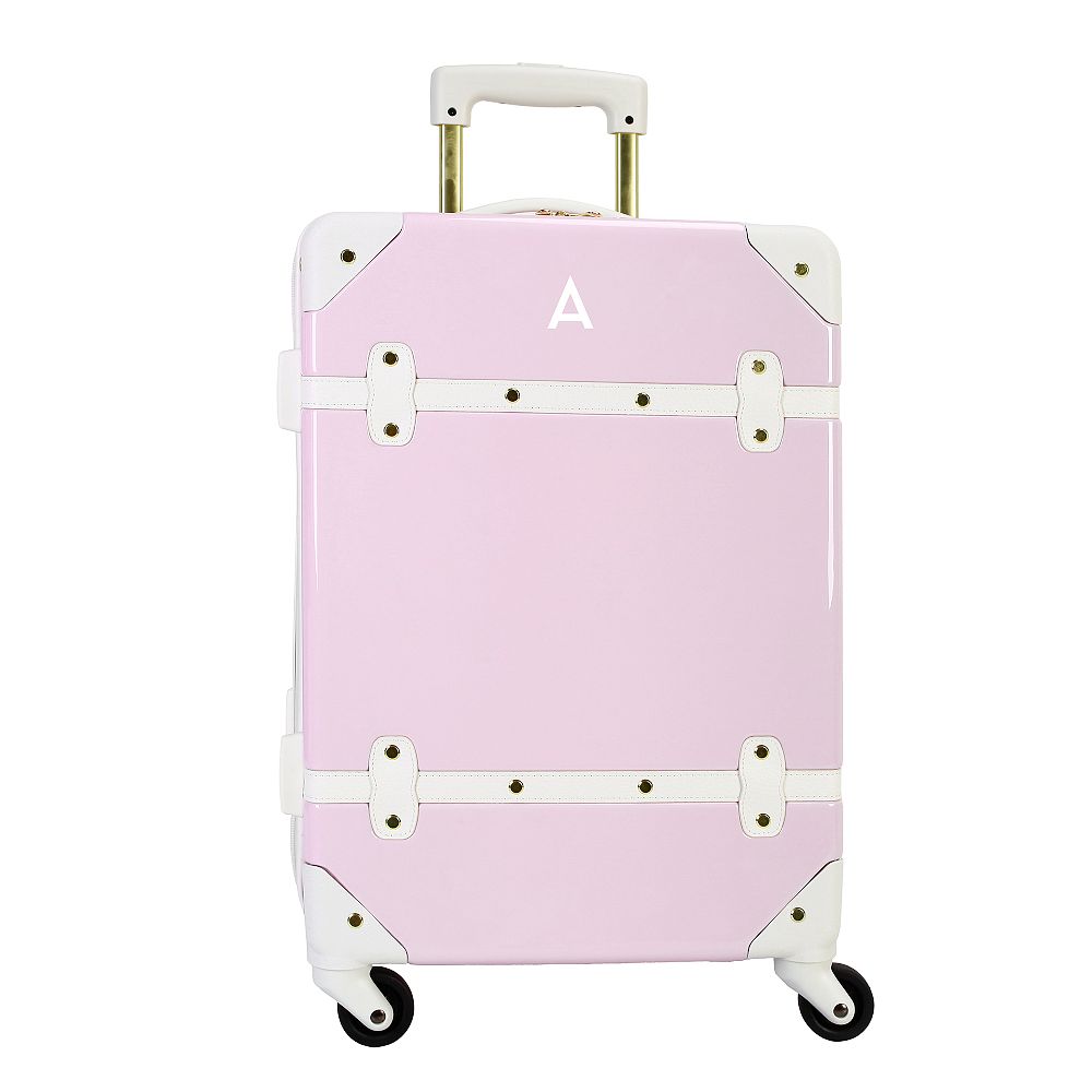 Belted Hardsided Luggage Pink