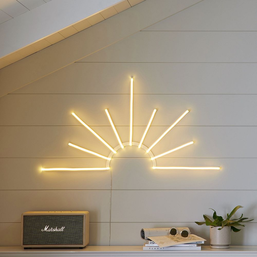 Sun Burst Neon LED Wall Light