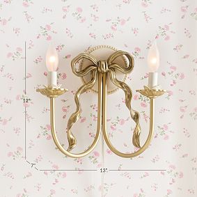 LoveShackFancy Bow Candelabra Sconce - Thumbnail 4