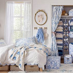 LoveShackFancy Knit Ribbon Throw