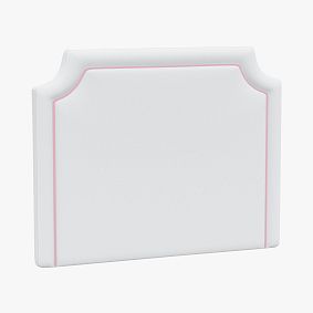 No Nails Auburn Piped Wall Mounted Headboard