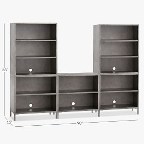 Locker Mixed Cubby Tower Set (90")