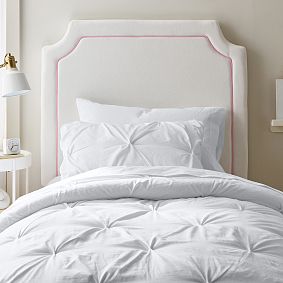 No Nails Auburn Piped Wall Mounted Headboard