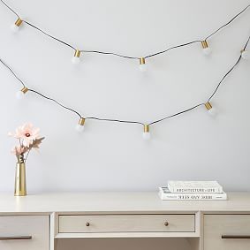 west elm x pbdorm Simple String Light