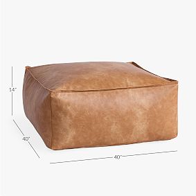 Modern Bean Bag Lounger Ottoman - Thumbnail 2