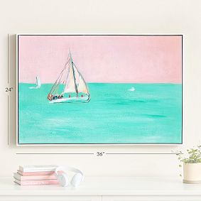 Painted Sailboat Art