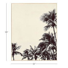 Palm Trees Wood Wall Art