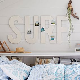 Whitewash Wooden Letters