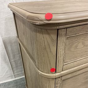 Open Box: Colette 6-Drawer Wide Dresser (56&quot;W x 19.5&quot;D) - Seadrift