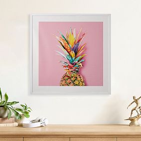 Minted® Pineapple Crown Framed Art