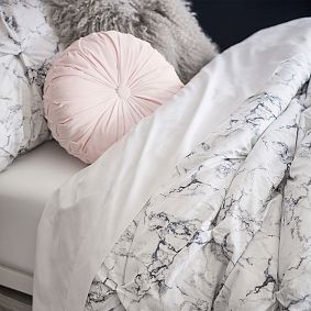 Marble Microfiber Pintuck Comforter