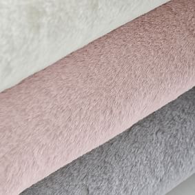 Faux-Bunny Fur Throw