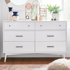 west elm x pbt Mid-Century 6-Drawer Wide Dresser (56w x 18d&quot;)