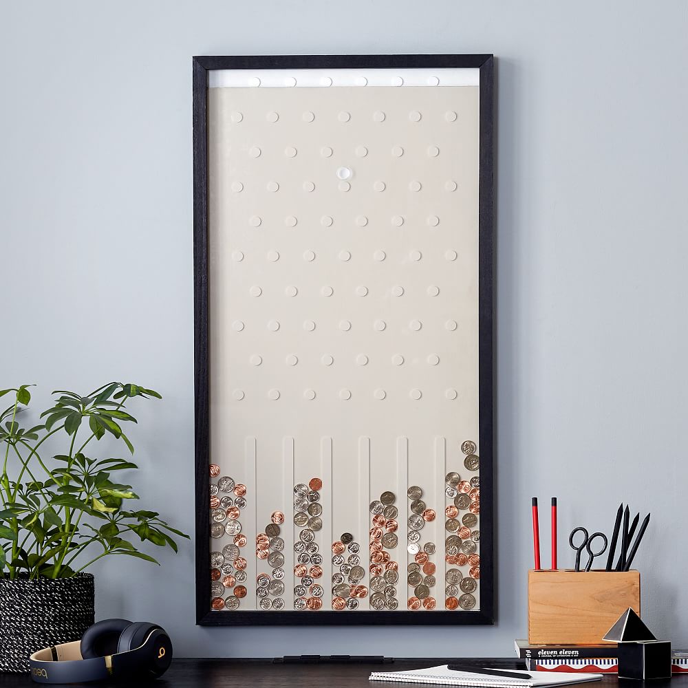 Disc Drop Wall Piggy Bank